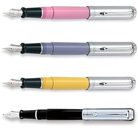 Aurora Talentum Resin w  Chrome Cap Fountain Pens