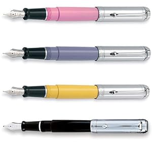 Aurora Talentum Resin w  Chrome Cap Fountain Pens