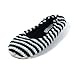 Snoozies Womens Striped Ballet Style Indoor Flats Slipper Socks