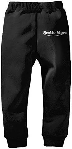 AJERU Roman Atwood Smile More Performance Sweatpants For Kids Black
