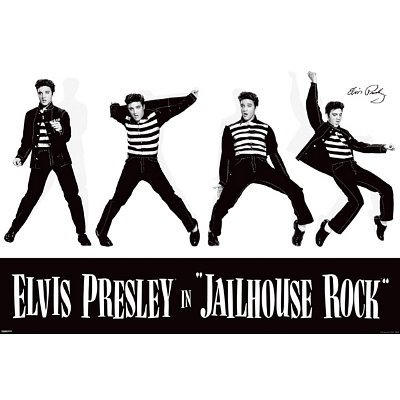 Jailhouse Rock Movie Elvis Presley Poster Print - 24x36