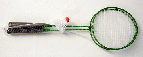 Steel Badminton Racket Set