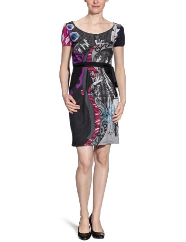 Desigual Damen Kleid (mini) 21V2078, Gr.36 (S) (ES 38), Grau (Gris Vigore Claro) Preisvergleich