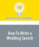 How To Write a Wedding Speech