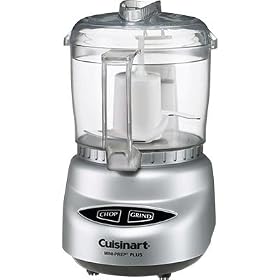 Cuisinart Mini-Prep� Plus 4-Cup Food Processor (Brushed Chrome, White or Black Base) by Cuisinart