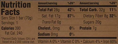 TCHO Chocolate Bar, Dark Chocolatey, 2.5 Ounce (Pack of 12)