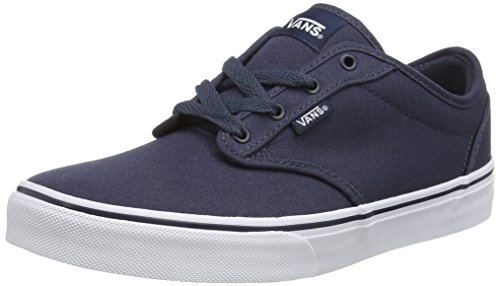 Vans Kids's VANS ATWOOD (CANVAS) SKATE SHOES 7 Kids US (NVY/WHT)
