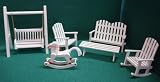 Review Streets Ahead  / Dolls House Garden Furniture White