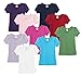 City Threads Girls' 100% Cotton Short Sleeve Puff Tee Tshirt For School & Play