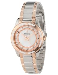 Bulova Womens 98P134 Diamond Dial Watch