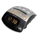 Scott CX 48 Digitaler Radiowecker (FM-Tuner, LED-Anzeige) schwarz/silbervon "Scott"