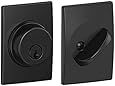 Schlage B60N CEN 622 Century Deadbolt, Keyed 1 Side, Matte Black
