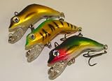 3 Custom Frog Lures - Plugs Crankbaits Fishing Set FR