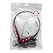 Rymemo 2016 Newest Design Universal Wireless Bluetooth 4.1 Music Stereo Sports Headset Headphones Vibration Neckband Style for Cellphone (Red-Black)