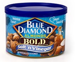 Blue Diamond Bold Almonds&nbsp;Salt 'n Vinegar - 6 oz