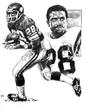 Ahmad Rashad Minnesota Vikings Lithograph