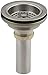 KOHLER 8801-2BZ Duostrainer Sink drain and strainer with tailpiece, Vibrant Brushed Nickel