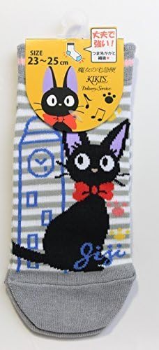 Majo Kiki's delivery service front desk crew length socks grey 23 ~ 25 cm