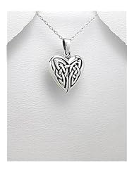 Celtic Pendant Necklace In 92.5 Sterling Silver