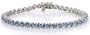 Aquamarine Bracelet in 14K White Gold