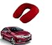 Auto Pearl-Premium Quality Orthopaedic Velvet Memory Foam Car U Shaped Maroon Travel Neck Rest For-Honda City Idtec 2016 RS.649.00