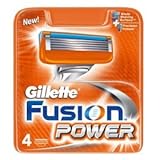 12 Gillette Fusion Power Razor Blades, 3 packs x 4 razors