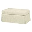 Classic Shabby &reg; Chic Double Storage Ottoman - Jacquard Bisque