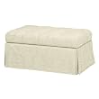 Classic Shabby Chic&reg; Double Storage Ottoman - Jacquard Bisque