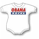 Obama Rocks - Democrat Baby Onesie