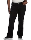Levi's 512 Women's Plus For Every Body Perfectly Shaping Boot Cut Jean, Black Denim, 22W Short