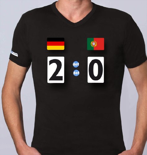 dot shirt EM2012, das Fußball-Fan-Set mit System, T-Shirt mit Länder-Patches Gruppe B – Gr.L