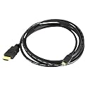 10 ft Premium GOLD Plated Micro HDMI to HDMI Cable for HTC EVO 4G, Motorola Droid X and other portable devices with Micro HDMI port