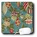 Lee Hiller Designs Holidays Christmas - Retro 50s Colorful Christmas Ornaments and Berries on Pale t
