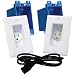 Midlite A46-W Décor Recessed Receptacle and Power Inlet Kit (White)