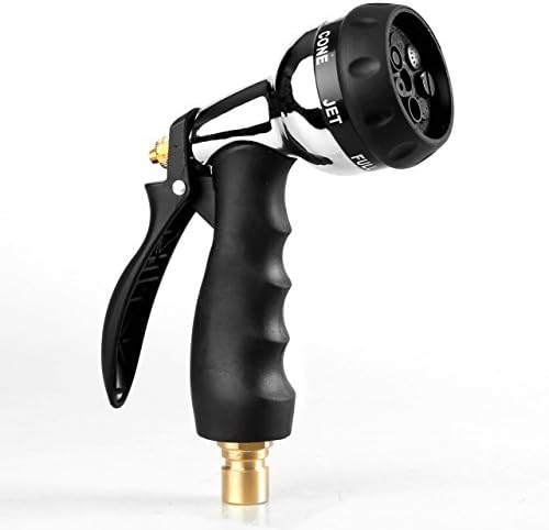 Glorden 7 Patterns Heavy Duty Hose Nozzle with Rear Trigger