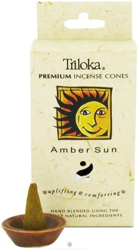 Amber Sun - Triloka Premium Cone Incense