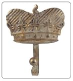 Bed and Bath King Crown Decorative Hook for Bathroom Towel & Robe Hooks, Coat Hooks & Kitchen Hooks