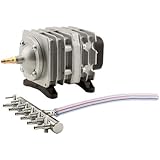 EcoPlus 728450 1 to 18W Single Outlet Commercial Air Pump, 793 GPH