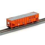 HO RTR 40' Outside Braced Hopper/Load, CSX #965371