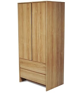 Dorel Erin Wardrobe - Warm Oak