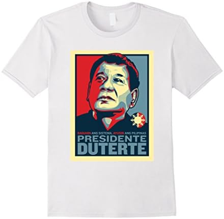 Men's Duterte 2016 T Shirt ver 2 Medium White