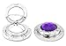 Bling Crystal with Compact Mirror Foldable Purse Hanger - Purse Caddy (Various Colors and Free Shipping on Orders of 2 or More)