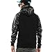 Zero Men's Hipster Hip Hop Faux Leather Rock & Roll Hoodies