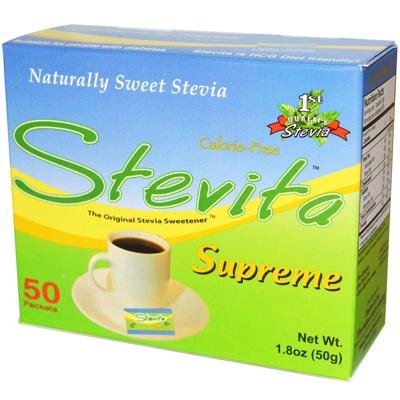 Stevita Stevia Supreme Packets - 50 Ea, 7 Pack