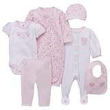 Just One Year Beginning of Joy Layette Set Pink 6pc 0-3M