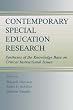 Contemporary Special Education Research: Syntheses of the Knowledge Base on Critical Instructional Issues (The LEA Series on Special Education and Disability)