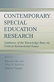 Contemporary Special Education Research: Syntheses of the Knowledge Base on Critical Instructional Issues (The LEA Series on Special Education and Disability)