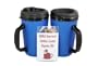 Gourmet 20 oz ThermoServ Coffee 2 Blue Mug Kit
