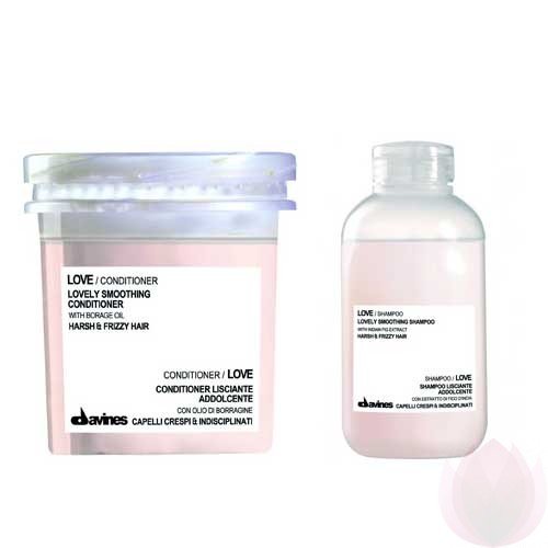 DAVINES - Essential Haircare Love Smoothing Shampoo + Conditioner Set (je 250ml) Preisvergleich