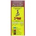 Dorian Tool TDEX Multilayer Coated Carbide Dovetail Triangle Milling Indexable Insert, 0.0156" Nose Radius, General Purpose Chip Breaker for Non-Ferrous Metals, 1/4" Insert, 5/64" Thick (Pack of 10)